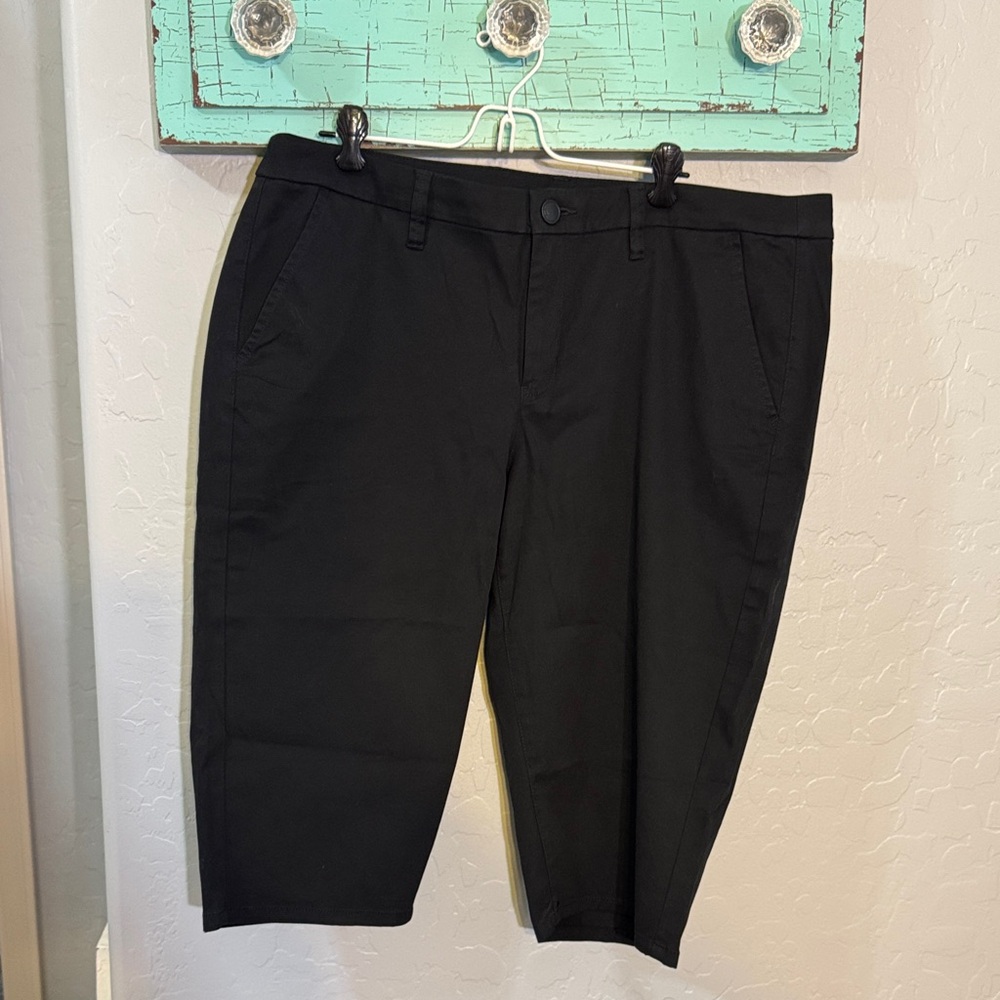 Lane Bryant Black Women's Shorts with Pockets.